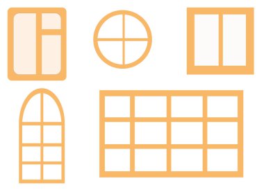 Bir dizi pencere simgeleri