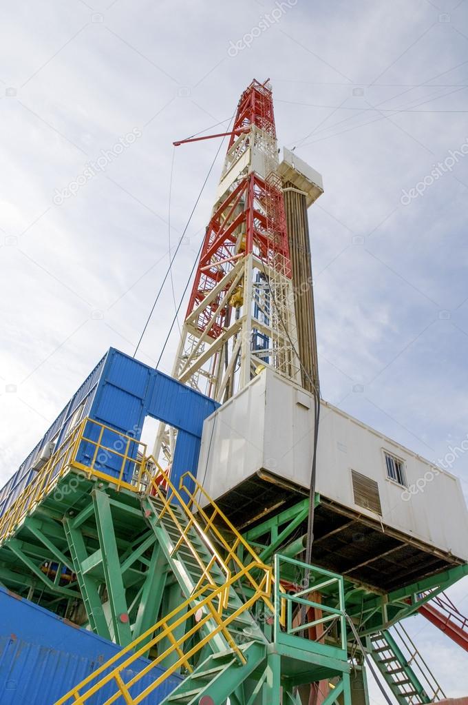 Loaded drilling rig 