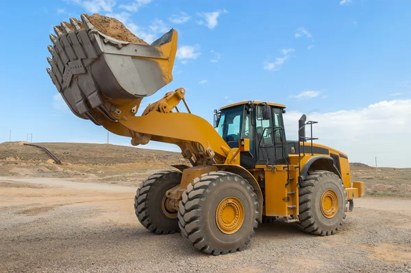 Wheel loader excavator — Stock Photo, Image