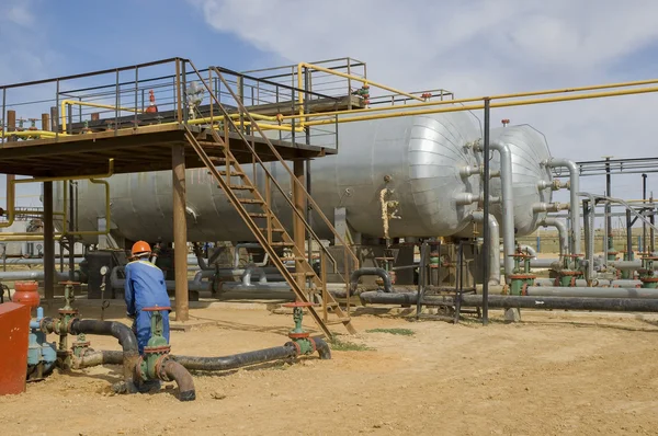 Oil tanks — Stock Photo, Image