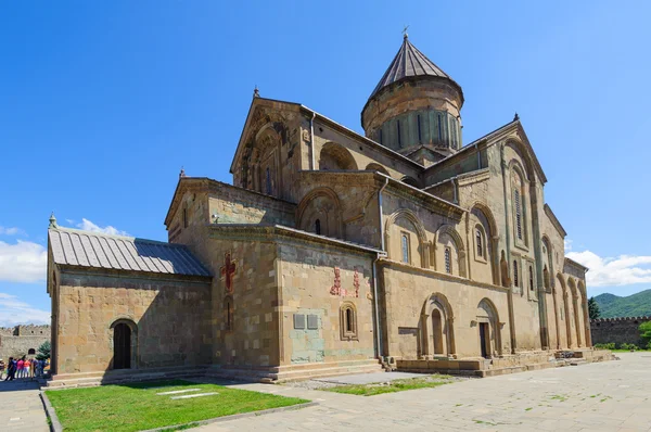 Mtsheta, Gürcistan - 29 Temmuz 2013: svetitskhoveli Katedrali