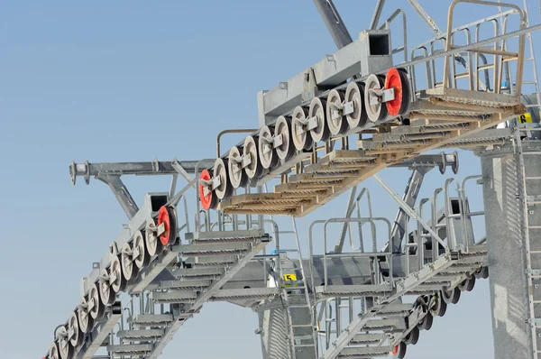 Teleferik yatakları — Stok fotoğraf