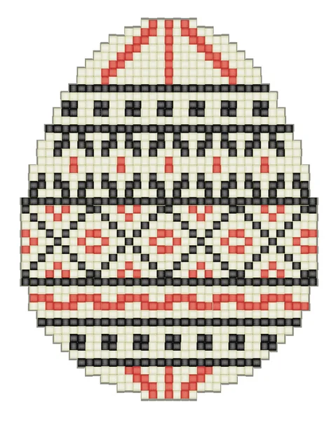 Пасхальное яйцо, этническая модель — стоковый вектор