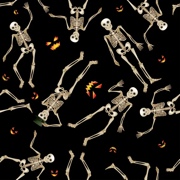 人类的骨骼设置模式 — 图库矢量图片