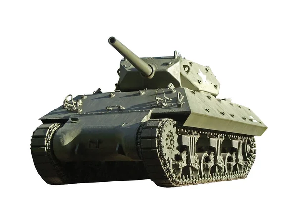 Destruidor Tanques Ww2 M10 Isolado Contra Fundo Branco — Fotografia de Stock