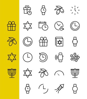 Basit zaman simgesi renk düzenlenebilir şablonu seti. Grafik ve web tasarımı için beyaz bir arkaplan üzerinde izole edilmiş zaman kontrolü, hız göstergesi takvimi ve diğer vektör işaretleri gibi simgeler içerir. 48x48 piksel