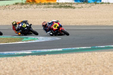 ESBK 2021 Jerez 1st round - 1st race fighting
