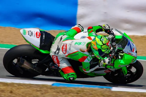 Campeonato Velocidad Andalucía Ronda Pilotos Surtidos Circuito Ángel Nieto Jerez —  Fotos de Stock