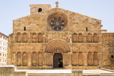 Romanesk kilise santo domingo, soria, Kastilya ve leon, spa