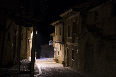 Sokak Calatanazor nigth, Soria, İspanya