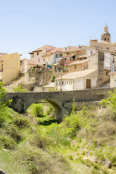 Kırsal manzara rubielos de mora, teruel, İspanya — Stok fotoğraf