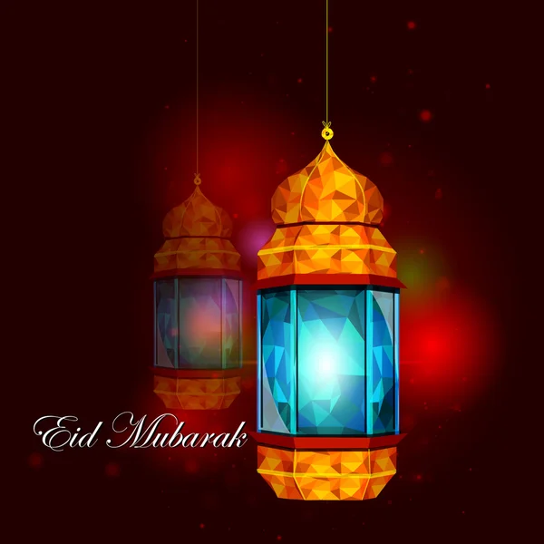 Eid Mubarak background — Stock Vector