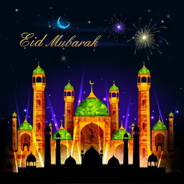 Fondo eid mubarak — Archivo Imágenes Vectoriales