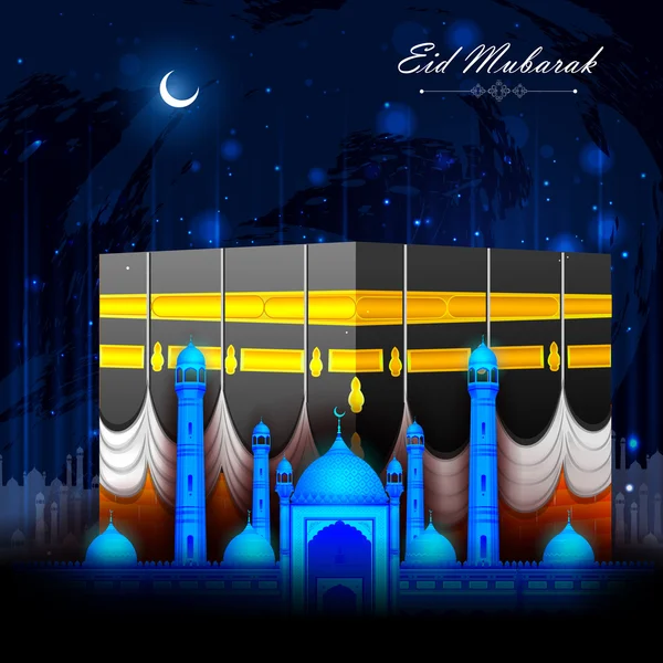 Fondo eid mubarak — Vector de stock