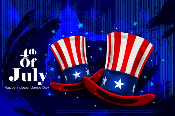 4 7 월, 미국의 독립 기념일 — 스톡 벡터