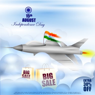 Indian Independence Day celebration Advertisement background clipart