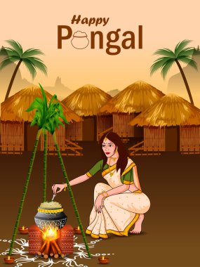 Tamil Nadu Hindistan 'ın Mutlu Pongal Festivali
