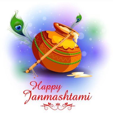 Mutlu Krishna Janmashtami Hint festivali kutlama geçmişi