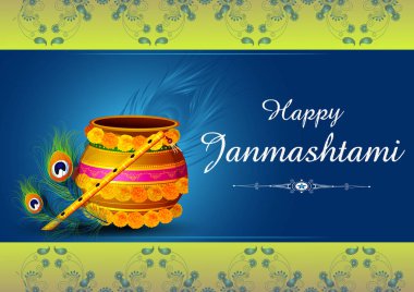 Mutlu Krishna Janmashtami Hint festivali kutlama geçmişi