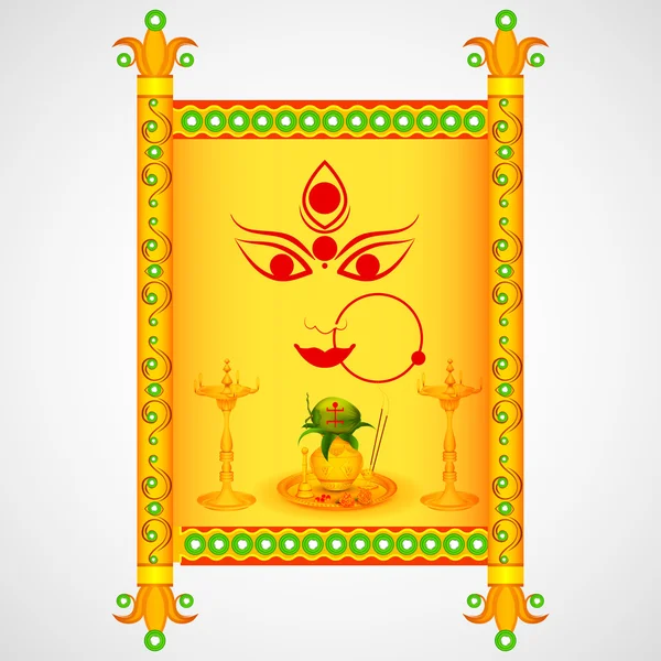 Gelukkig navratri — Stockvector