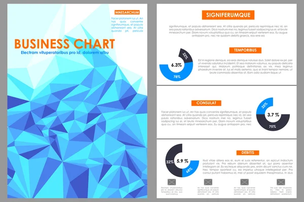 Business Brochure Design — Stock Vector