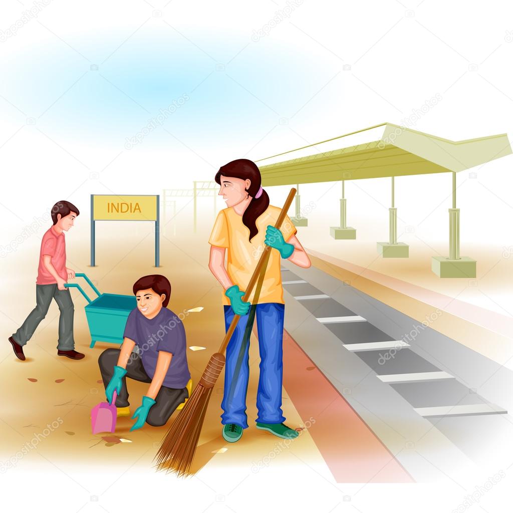 Clean India Mission Stock Vector Image by ©snapgalleria 80146820