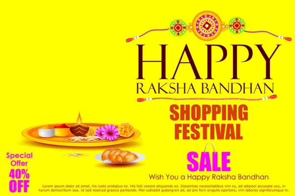 Penjualan raksha bandhan - Stok Vektor