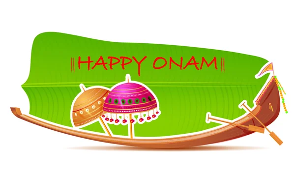 Happy Onam fond — Image vectorielle