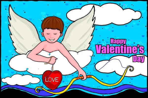 Šťastný Valentines Day celebration pozadí — Stockový vektor