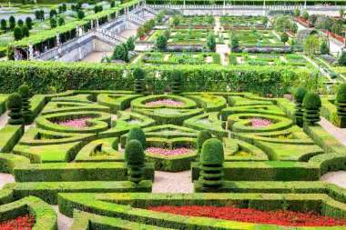 Güzel Villandry bahçeleri