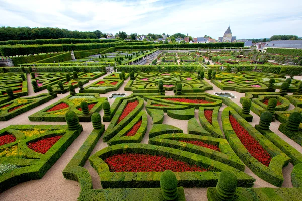 VILLANDRY, FRANCE - 26 AUGUST 2015, Chateau de Villandry is a ca — Stock Photo, Image