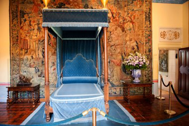 Chenonceaux, Fransa - 29 Ağustos 2015: Chateau de Chenonceaux ro