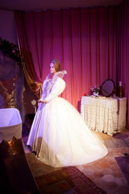 D'Usse, Fransa - 27 Ağustos 2015: D'Usse Kraliyet Kalesi, Loire V