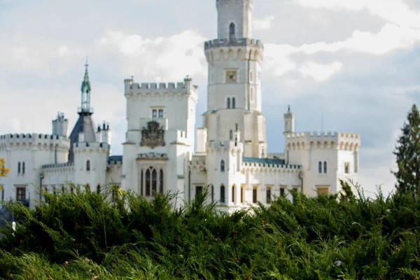 Beautiful Hluboka Castle Czech Republic Autumntime — 스톡 사진