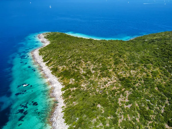 Красивый Вид Греческие Острова Сверху — стоковое фото