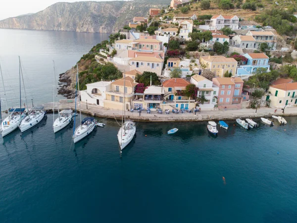 Όμορφη Θέα Του Τοπίου Των Ελληνικών Νησιών Από Ψηλά — Φωτογραφία Αρχείου