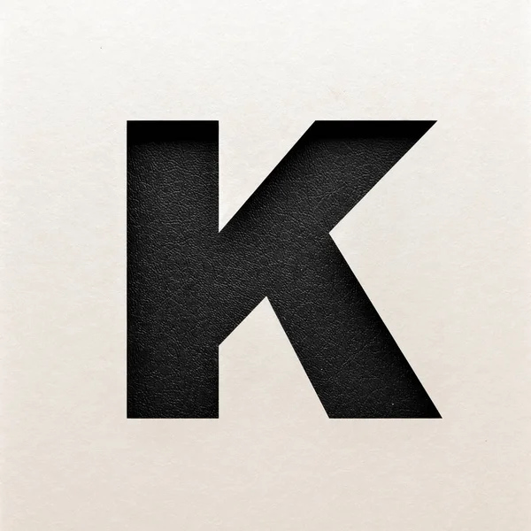 Black Leather Font Design Abstract Alphabet Betűtípus Realistic Typography — Stock Fotó
