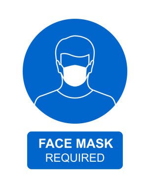 Yüz maskesi için mavi imza gerekiyor