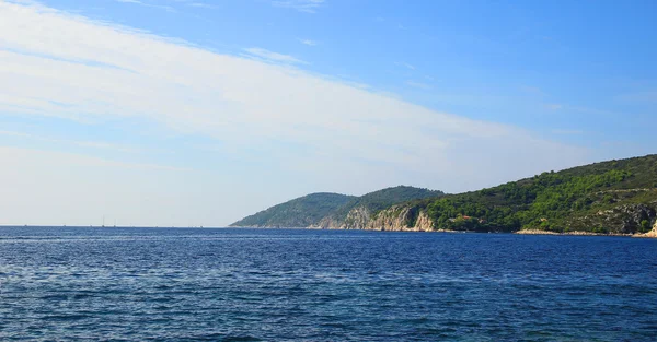 Kusten Hvar i Kroatien — Stockfoto