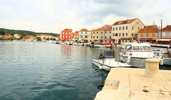 Old Historical City with Harbour — Stock Photo, Image