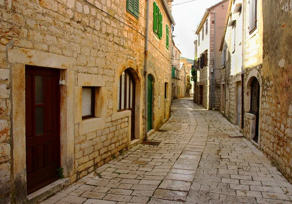 Calle de piedra romántica — Foto de Stock