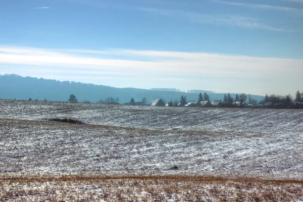 Winterdorp — Stockfoto