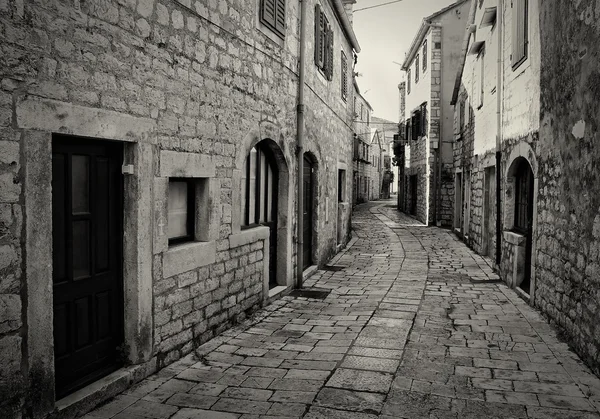 Romântica rua de pedra — Fotografia de Stock