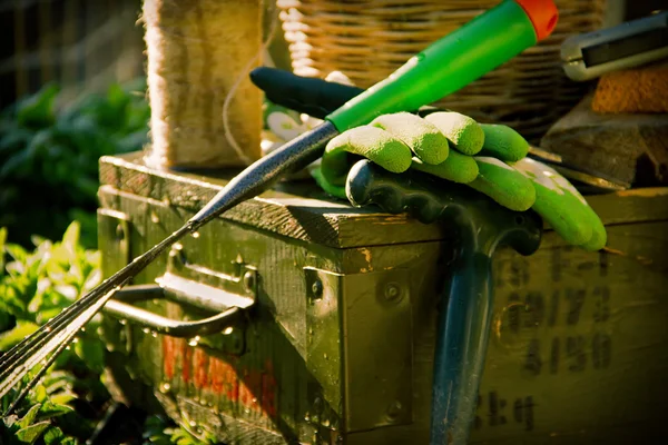 Herramientas de jardinería — Foto de Stock