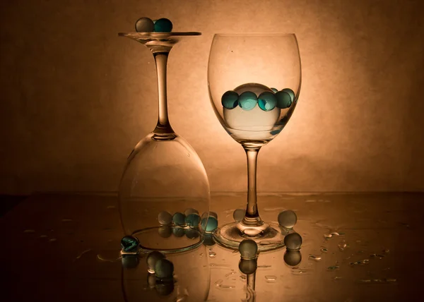 ワイングラスの背景 — ストック写真