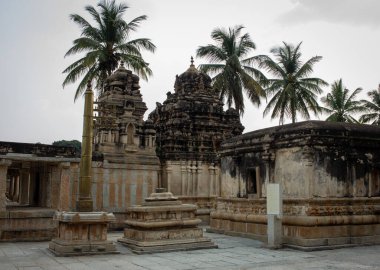 Güzel antik ve tarihi tapınak Avani, Karnataka, Hindistan