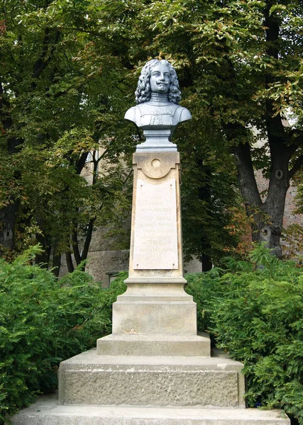 Büste Von Louis Raduit Souches Feldmarschall Der Habsburgischen Kaiserlichen Armee — Stockfoto