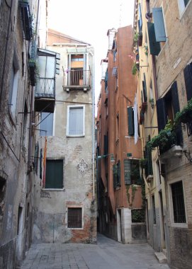 Venedik, İtalya 'daki çıkmaz sokak 22 Eylül 2012