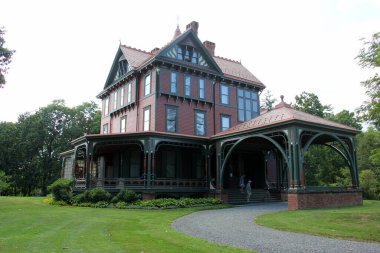 Wilderstein Malikanesi, Hudson Nehri, Rhinebeck, New York, ABD - 15 Ağustos 2020