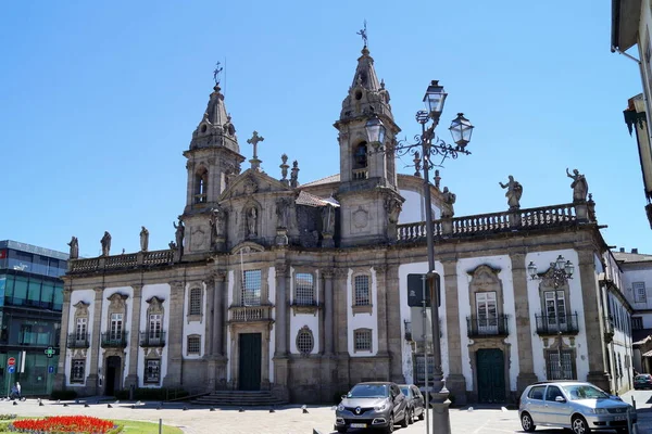 Xviii Századi Szent Márk Barokk Templom Igreja Sao Marcos Carlos — Stock Fotó